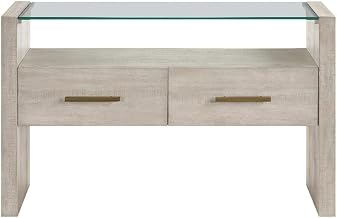 Steve Silver Garland Blonde Sofa Table in Tan