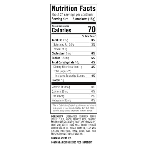 Ritz WHOLE WHEAT / 12.9 Ounce (Pack of 12) / 12 Wheat