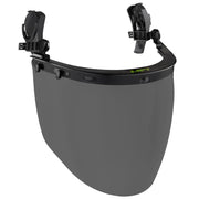 Safety RADIX Curved Full Faceshield - Smoke by LIFT – One Size, Blend, Multi, Model HHS-23S