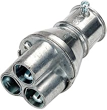 Bridgeport 4357-DC Zinc Die Cast Transition Coupling 1-Inch EMT 3/8-Inch Flex Mighty-Merge®