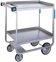 Stainless Steel Heavy Duty Traditional Utility Cart with 2 Shelves, 22 3/8 x 54 5/8 x 37 inch -- 1 each.