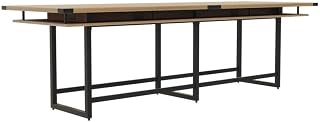 Safco Mirella Conference Table Standing Height - 12' Sand Dune