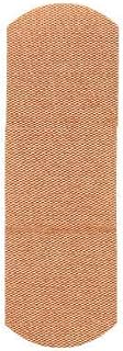 Johnson & Johnson Band-Aid Flexible Fabric Adhesive Bandages 1" X 3", Beige, Sterile (Box of 100)