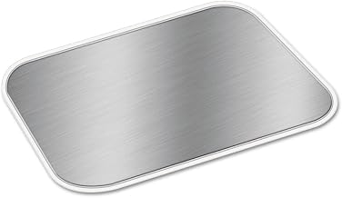Handi Foil Laminated Board Lid Only for 2061 and 2062 Oblong Container - 500 per case.