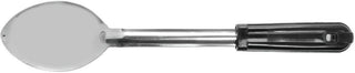 HUBERT Serving Spoon Stainless Steel with Black Comfort Grip Handle - 13"L
