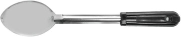 HUBERT Serving Spoon Stainless Steel with Black Comfort Grip Handle - 13"L