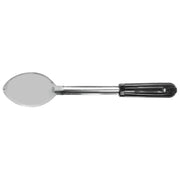 Serving Spoon Stainless Steel with Black Comfort Grip Handle - 13"L by HUBERT – Stainless Steel, Silver