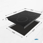Summit Appliance Black / 24 Inch / 1 Countertop Burners