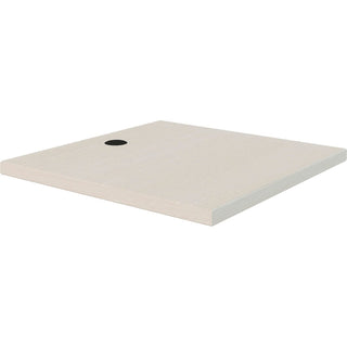 Interion Modular Partition Desktop by Global Industrial – Laminate, White, Model GF-TWRS2424WG