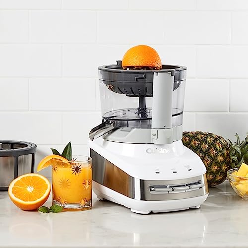 Cuisinart 13-Cup / White / Food Processor + Juicing Center Food Processors