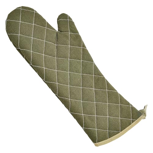 Winco 17" / Sage Green / Fire Resistant Oven Mitts