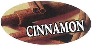 Specialty Printing Oval Cinnamon Flavor Label, 1.96" x 31/32" | 1000/Roll