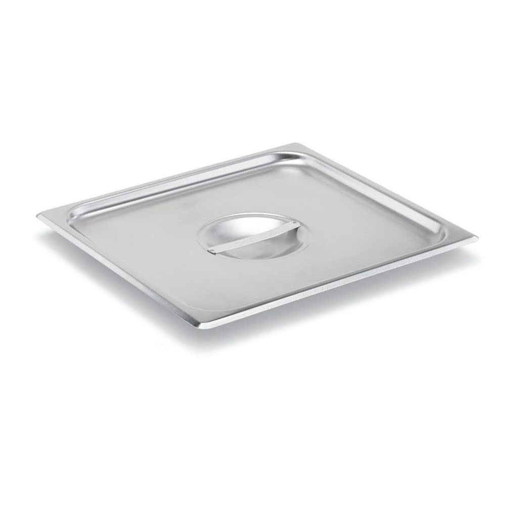 Super Pan V 2/3 Size S/S Solid Cover by Vollrath – Stainless Steel, Model ASCB602
