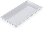 American Metalcraft MEL23 Endurance Platter, 18" L x 8-1/4"W, White Rectangular Melamine Platter (Case of 12)