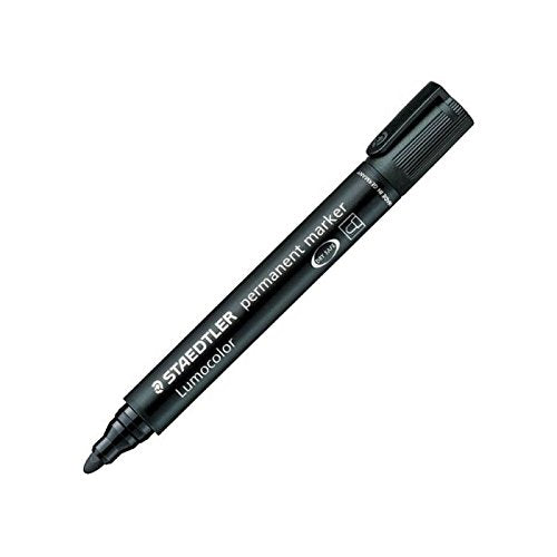 LUMOCOLOR Permanent Marker by STAEDTLER – black, Pack of 10, Model 352-9