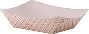 Dixie 2 Lb Polycoated Paper Food Tray by GP PRO (Georgia-Pacific), Kant Leek, Red Plaid, RP2008, 1,000 Count (250 Trays Per Pack, 4 Packs Per Case)