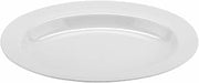 G.E.T. Enterprises White 17" x 12" Oval Platter, Break Resistant Dishwasher Safe Melamine Plastic, Milano Collection ML-14-W (Pack of 1)