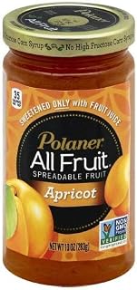 Polaner All Fruit with Fiber Apricot Spreadable Fruit 10 oz (pack of 6)