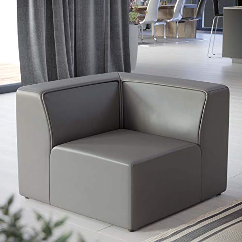 Modway Grey / Modern / Corner Chair Sofas & Couches