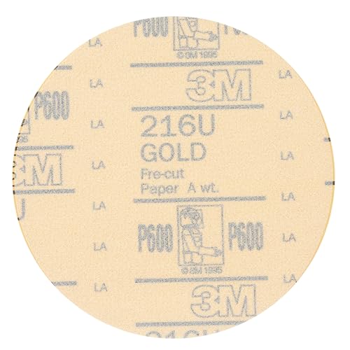 3M 6 / P600 / Gold Hook & Loop Discs