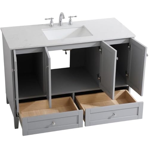 Elegant Decor 48" - Single / Grey / Traditional Bathroom Vanities