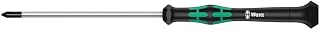 Wera 05118024001 Kraftform Micro 2050 PH Phillips Electronics Precision Screwdriver, PH 1 Head, 80mm Blade Length