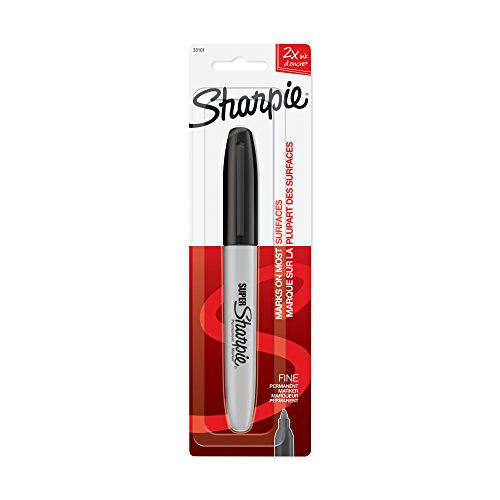 Sharpie 1 Count (Pack of 1) / Permanent,Fine / Black Permanent Markers