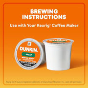 Dunkin' Decaf Medium Roast / 22 Count (Pack of 4) / Coffee Single-Serve Capsules & Pods