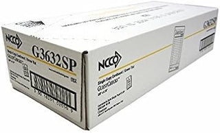 Guest Check G3632SP - 1 Case with 5 Packs of 10 Books - Total of 2,500 One Part Cardboard Green 15 Line Checks by National Checking