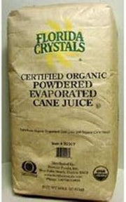 Florida Crystals Organic Powdered Evaporated Cane Juice, 50 lb - 1 each