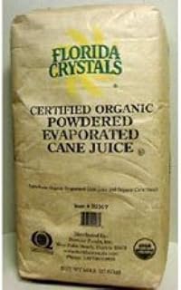 Florida Crystals Organic Powdered Evaporated Cane Juice, 50 lb - 1 each