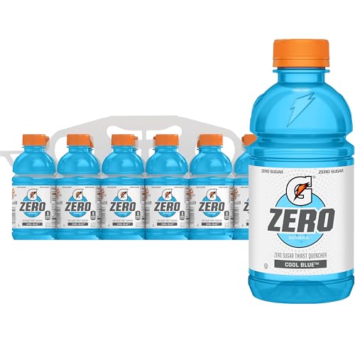 Gatorade Zero Sugar - Cool Blue / 12 Fl Oz (Pack of 12) / 2 Sports Drinks