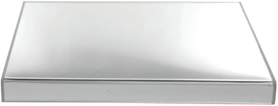 HUBERT Display Riser Modular Mirror Finish Acrylic - 12" L x 9 3/4" W x 1" H