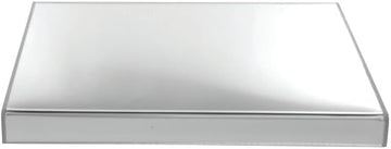 HUBERT Display Riser Modular Mirror Finish Acrylic - 12" L x 9 3/4" W x 1" H
