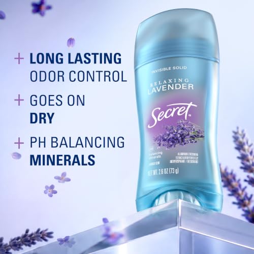 Secret Lavender / 2.6 Ounce (Pack of 3) / 3 Antiperspirant Deodorant