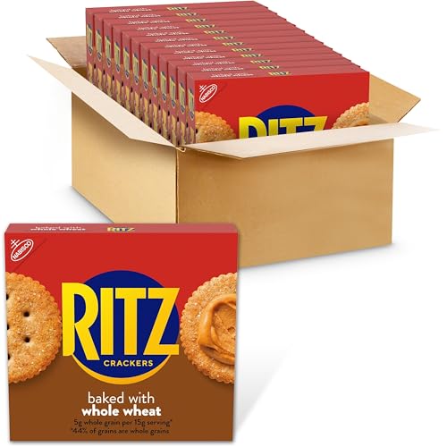 Ritz WHOLE WHEAT / 12.9 Ounce (Pack of 12) / 12 Wheat