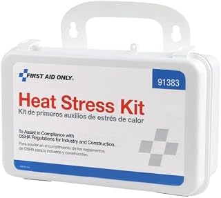 First Aid Only 91383: Heat Stress Kit, Medium, Plastic Case
