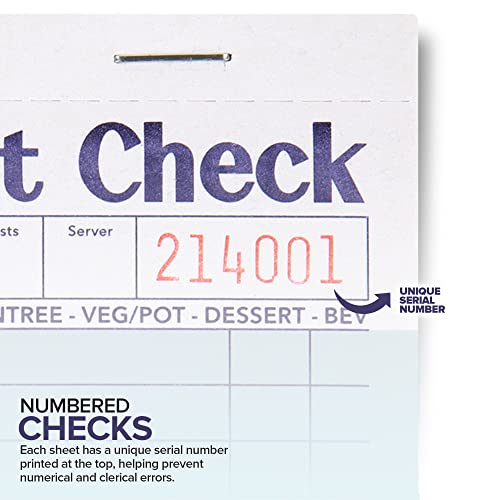 Stock Your Home 20 Pack / Black/White / 20 Guest Checks