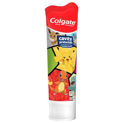 Colgate Bubble Fruit / 4.6 Ounce (Pack of 1) / Pokemon Toothpaste