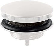 hansgrohe 3-inch Cover Matte White, 50001701 Sink Drain