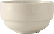 Tuxton China BEB-080 Soup Cup, 8 oz., 3-7/8" Diameter x 2-1/4"H, Round, Stackable, Microwave and Dishwasher Safe, Oven Proof, Fully Vitrified, Ceramic, DuraTux, Pack of 24