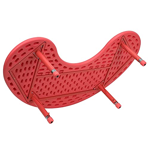 Flash Furniture Red / 35 x 65" / Contemporary Tables