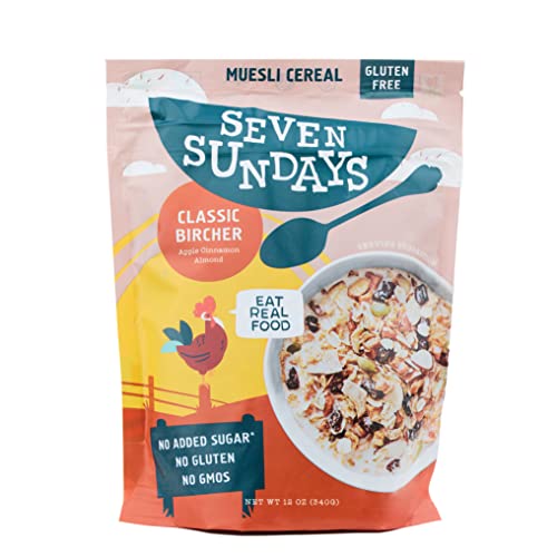 Seven Sundays Apple Cinnamon Almond / 12 Ounce (Pack of 6) / red Muesli