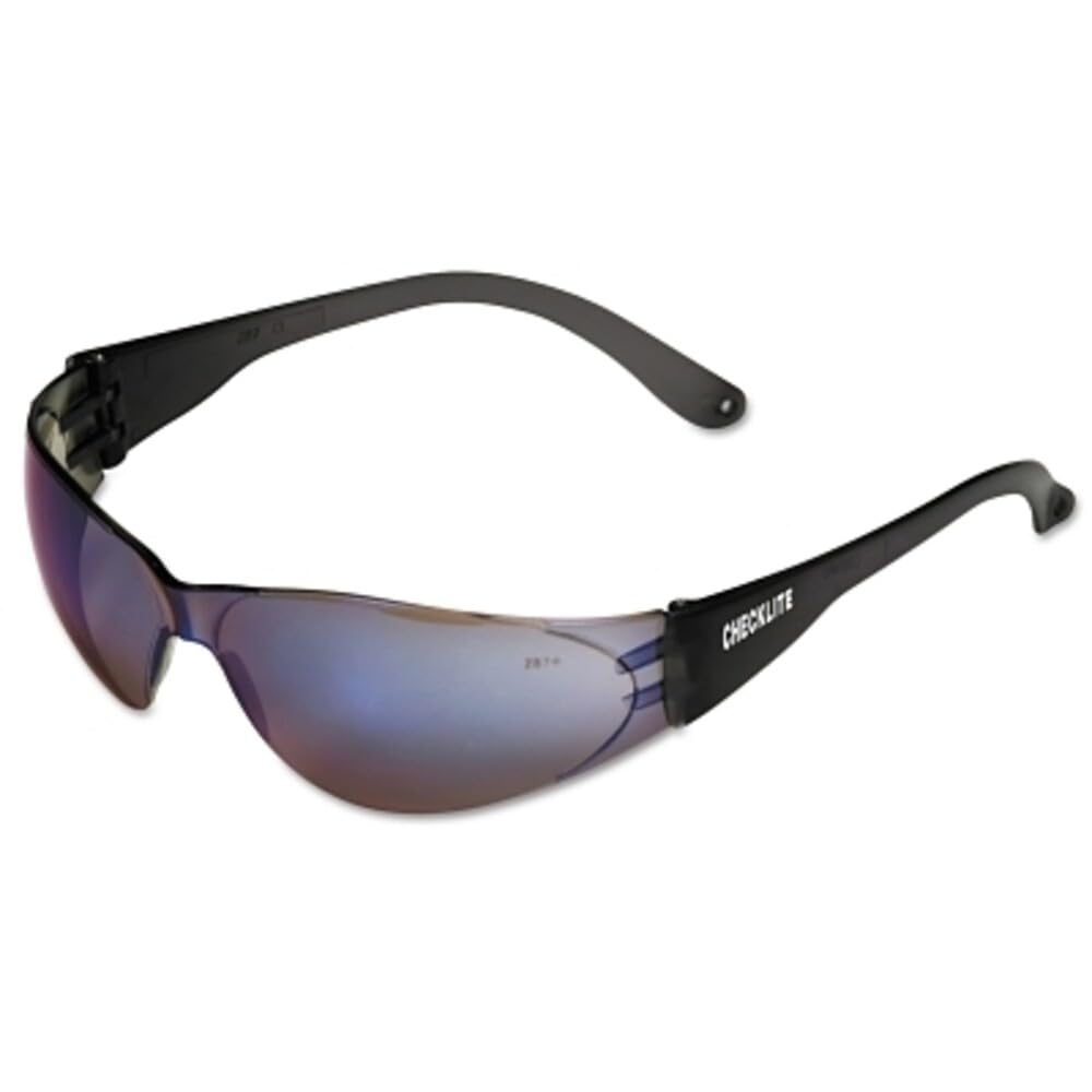 MCR Safety Blue Mirror / One Size / Anti-scratch Safety Glasses