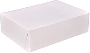 SCT Standard White Bakery Boxes 14x10x4, 100 Count