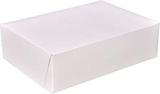 SCT Standard White Bakery Boxes 14x10x4, 100 Count