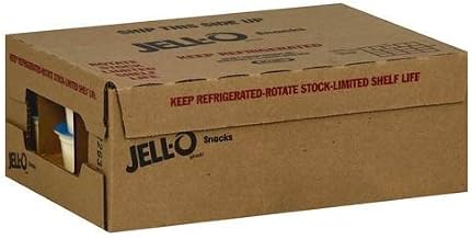 Jello Ready To Eat Sugar Free Vanilla Pudding Snack - 4 per pack -- 6 packs per case.