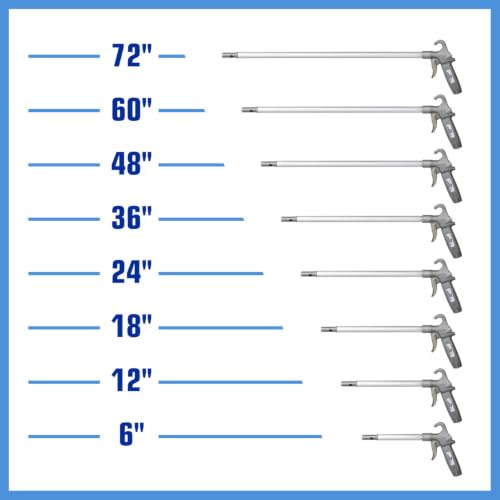 Guardair Gray / 12 Inch / 1 Air-Compressor Accessories