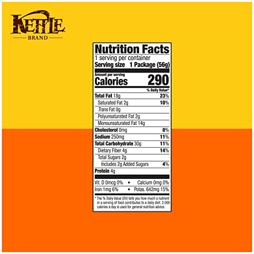 Kettle Brand Backyard Barbeque / 2 Oz (Pack of 6) / Backyard Bbq Potato
