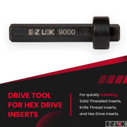 E-Z LOK 1/4-20 / Black / 1/4-20 Internal Threads Inch Inserts & Kits